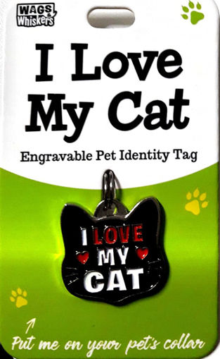 Picture of I LOVE MY CAT ID TAG
